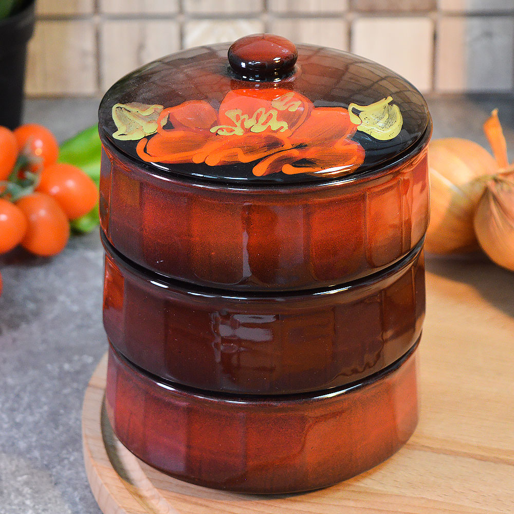 Набор для холодца 3 предмета "Малыш" Мак черный