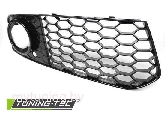 Решетки в бампер GLOSSY BLACK для Audi A4 B8