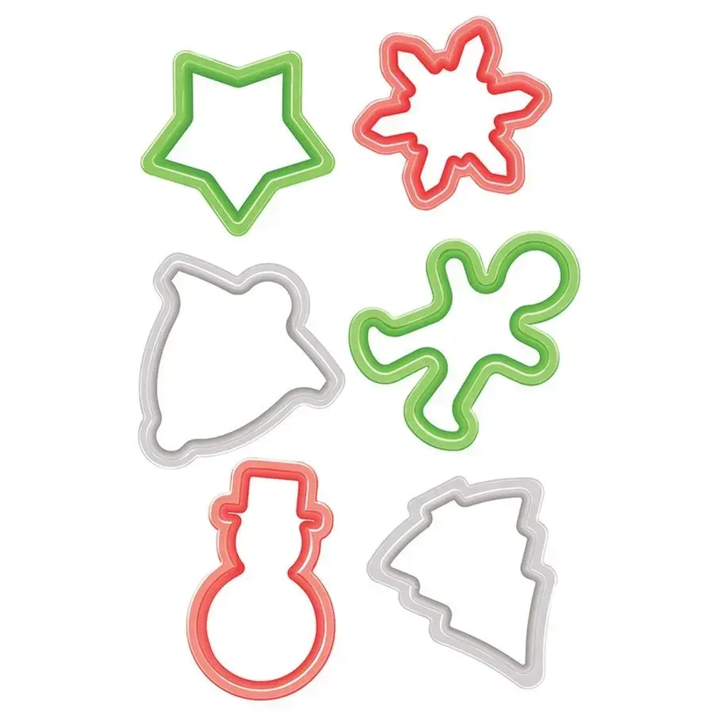 Комплект формочек для печенья (Микс 1) (белый/зеленый/красный)