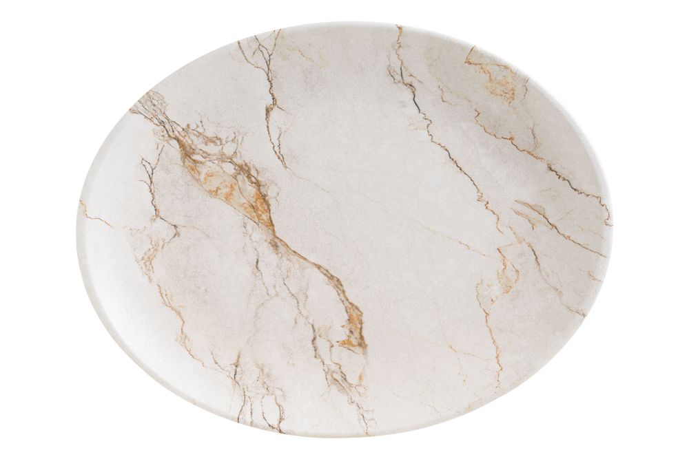 Блюдо овальное 360*280 мм. Граникс, форма Мув Bonna