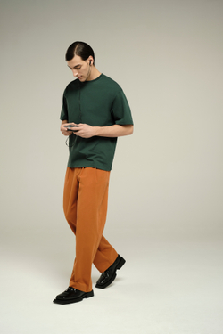 Брюки широкие | ochre