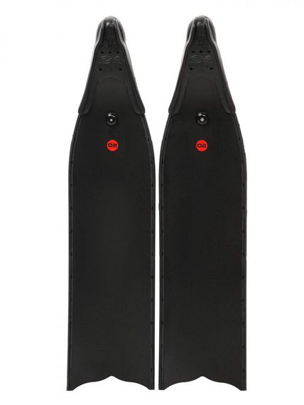 Ласты стеклопластиковые C4 Carbon Umberto Pelizzari FBG черный