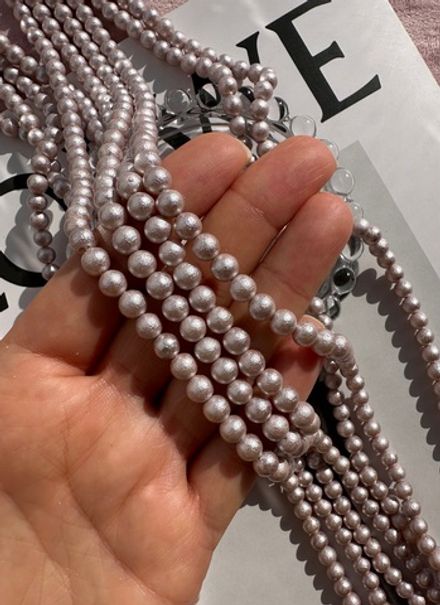 "Жемчуг круглый" 6мм, "Майорка. Имитация" (нить)