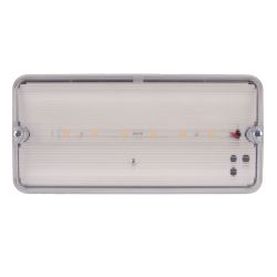 ULW-K25A 6W-4000K IP65 WHITE Светильник светодиодный влагозащищенный. Белый свет 4000K. 660Лм. Размер 220x105x50мм. Корпус белый. ТМ Uniel