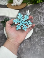 Новогодняя елочная игрушка Снежинка