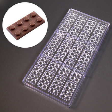 Форма для шоколада (поликарбонат) Лего, 20 ячеек