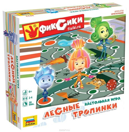 Настольная игра "Фиксики. Лесные тропинки"