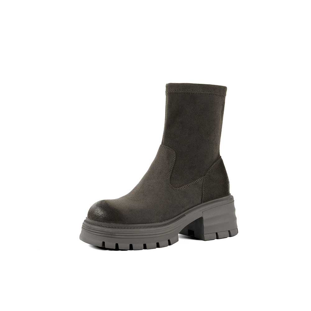 PT"SON Stretch & Sock Boots Women"s Black
