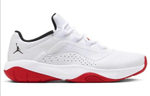 Jordan Air Jordan 11 shock absorption and wear-resistant low-top basketball shoes men's white