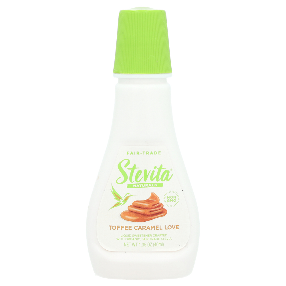 Stevita, Naturals, ирис с карамелью, 40 мл (1,35 унции)