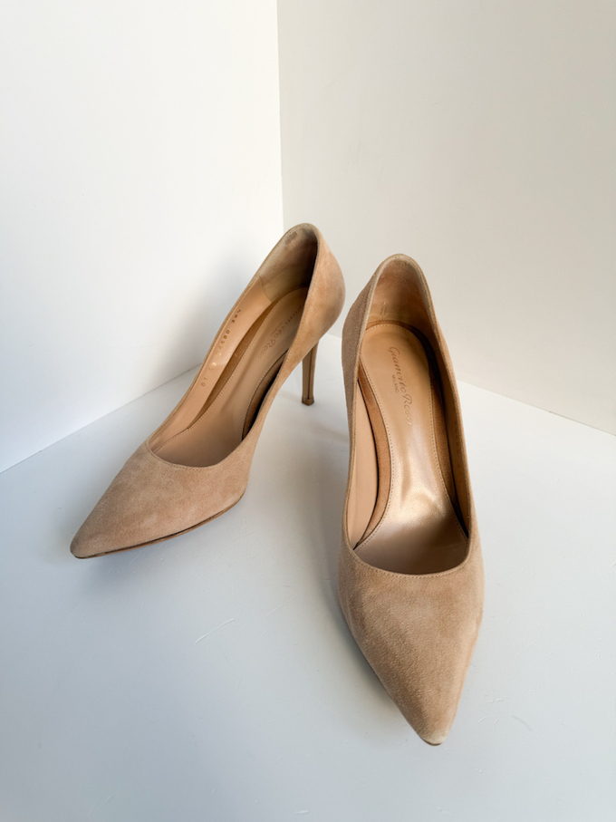 Замшевые туфли Gianvito Rossi, 38,5