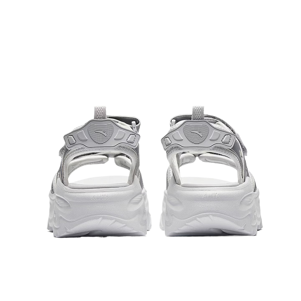 ANTA Beach Sandals Women"s Silver/Sand Gray