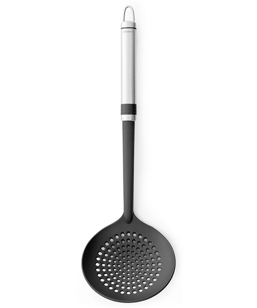 Brabantia Шумовка, Matt Steel and Black Non Stick