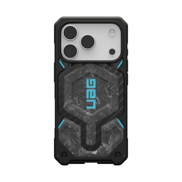 Чехол Uag Monarch Pro Case для iPhone 17 Pro, Синий | Forged Carbon Fiber/Blue