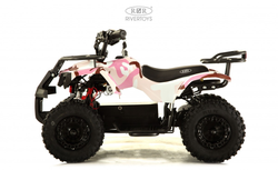 Детский электроквадроцикл TIKI Розовый камуфляж