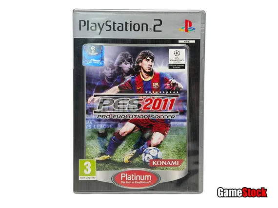 PS2 Platinum PES 2011 Pro Evolution Soccer (Б/У, Русские субтитры, SLES-55636, PAL)