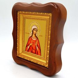 Пелагия Антиохийская святая дева мученица. Икона на холсте.