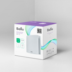 Вытяжной вентилятор Ballu BAF-SL 120 V с обратным клапаном для ванной комнаты, туалета, кухни и бани, 120 мм