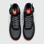 кроссовки Nike Air Force 1 Mid Grey / Red Ftwr.