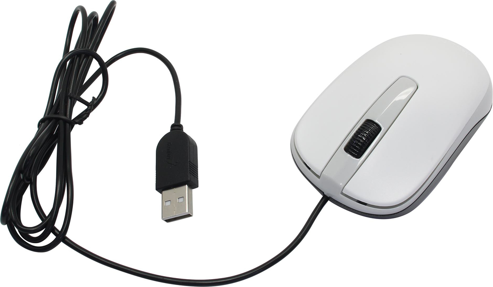 Genius Optical Mouse DX-120 <White> (RTL)  USB  3btn+Roll (31010105102/31010010401)