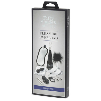 Набор игрушек Fifty Shades of Grey Pleassure Overload 10 предметов, черный
