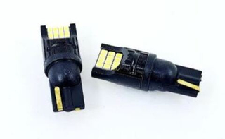 Светодиод 12-24V T10 24SMD 2016 WHITE 2.5W 6000K (БИ) (бл2шт) "PARUSAUTO" #9-30T10/24SMD/2016-2