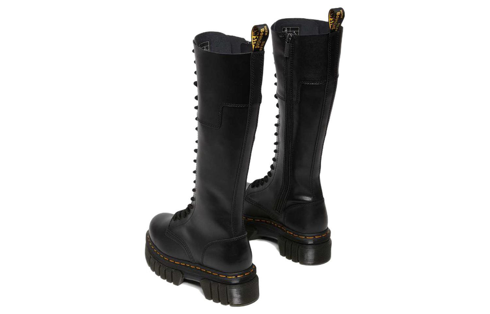 Dr.Dr. Martens Martin Audrick fashion trend All-match high boots Women's Black