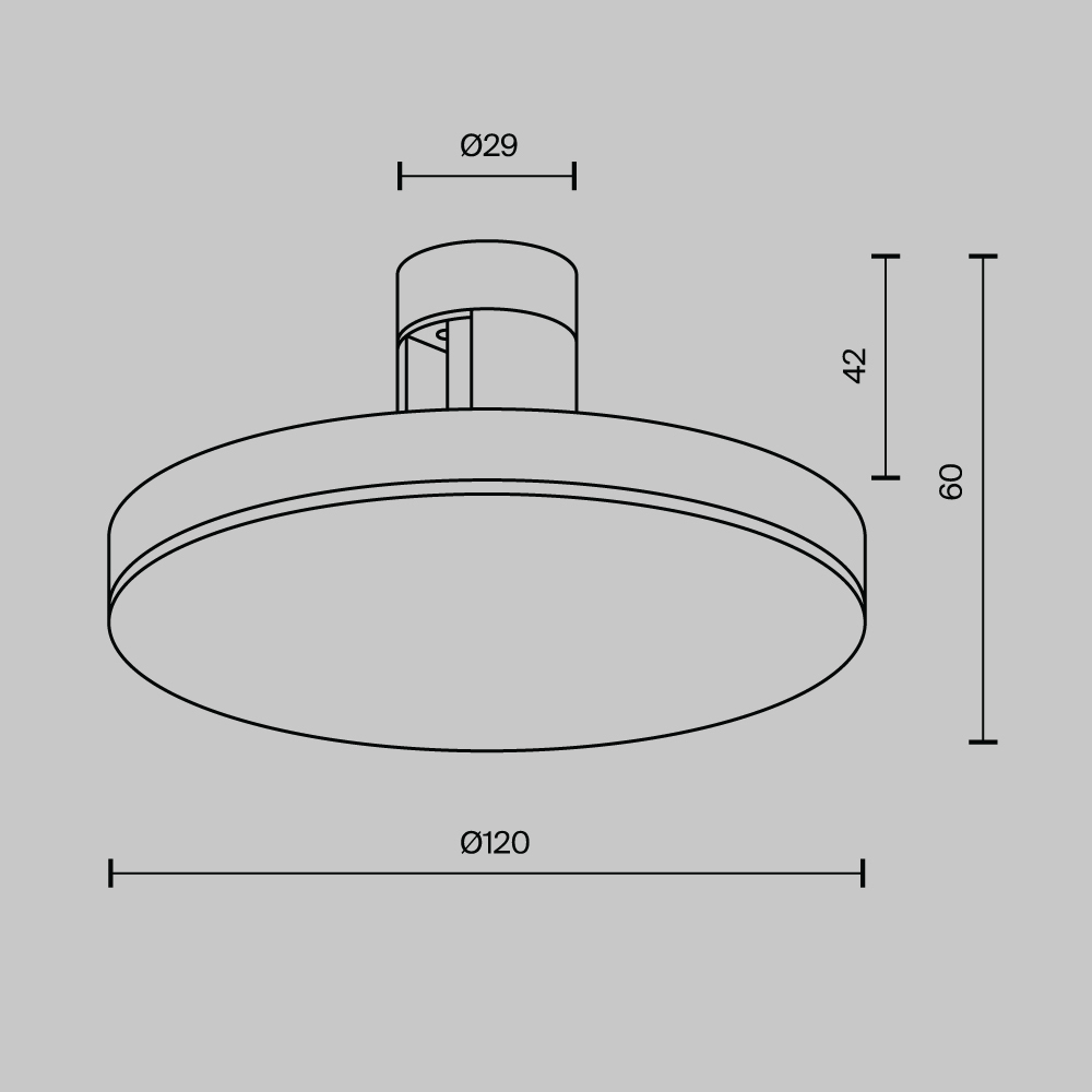 Трековые светильники магнитные Plato Flarity 3000K 7Вт 120°