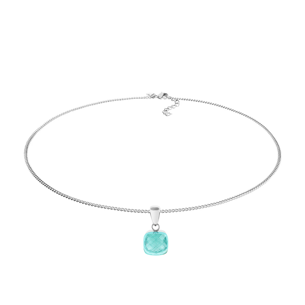 Колье Qudo Firenze soft aqua 400411.1 BL/S