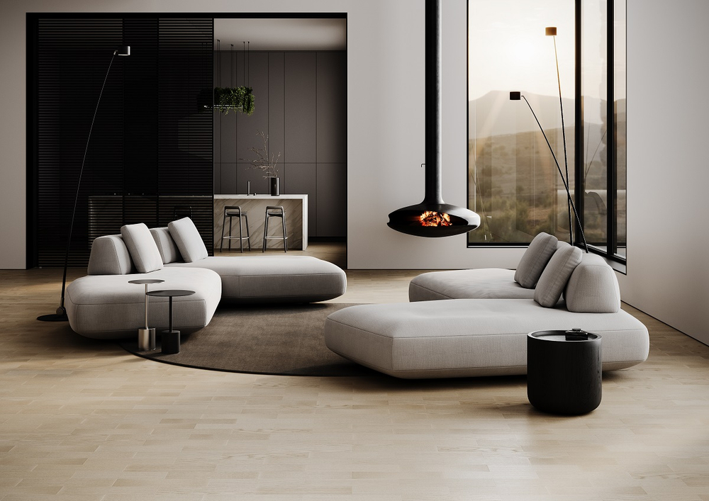 Кварцевый паркет Quartz Parquet Штучный паркет Дуб Маскарпоне 44-1258-06 5/0,6 мм