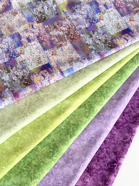 ВОЗДУШНЫЙ ПЭЧВОРК, СИРЕНЕВЫЙ - 100% хлопок 5