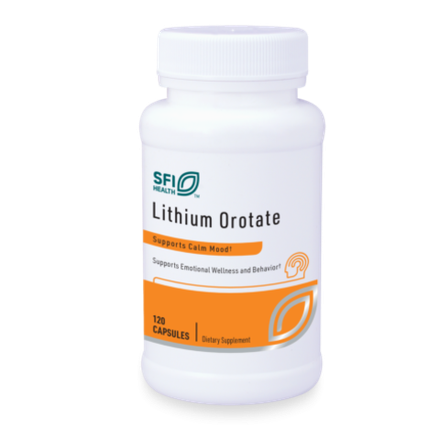 Lithium Orotate 120 капсул Klaire Labs / SFI Health