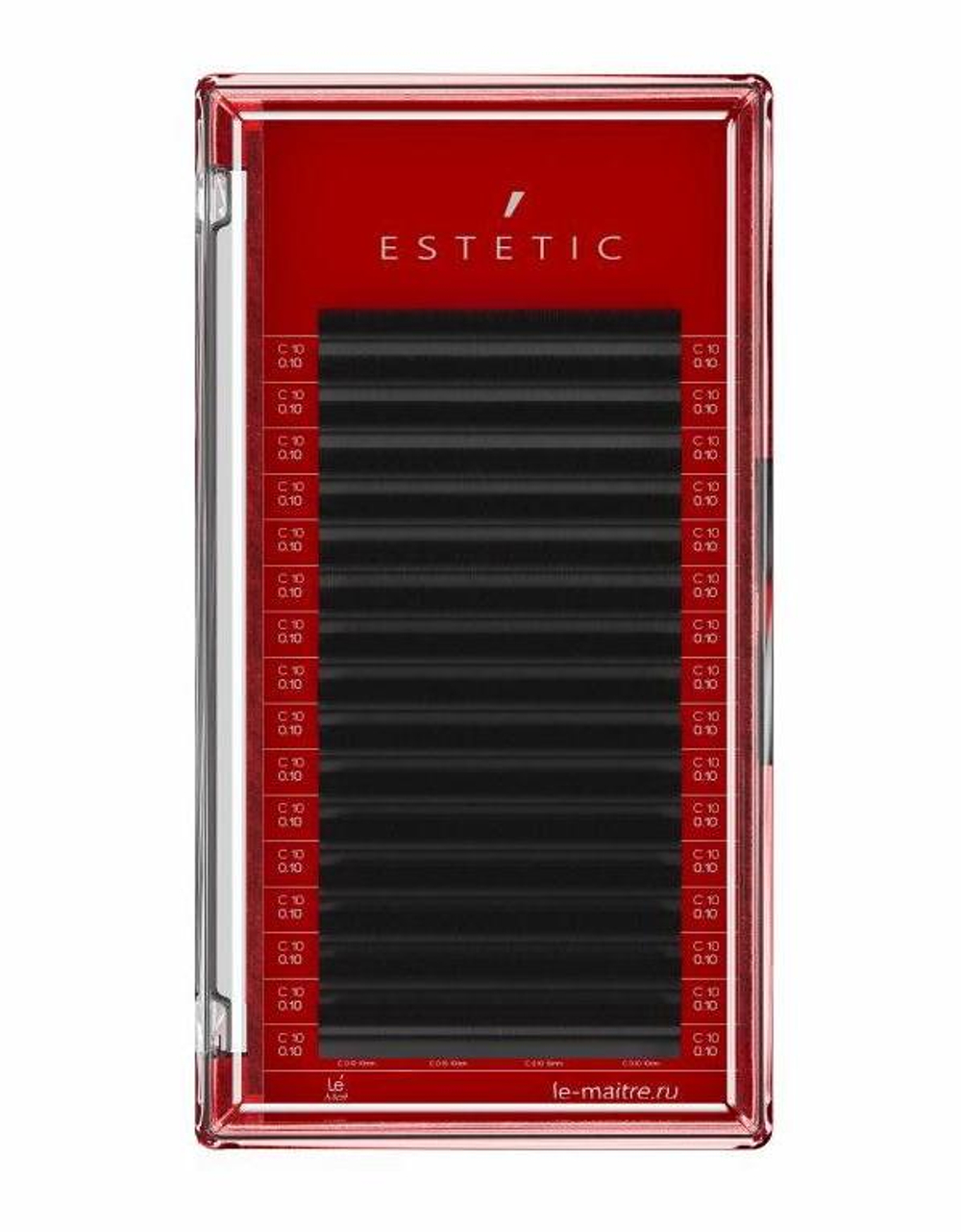 Ресницы "Estetic" 16 линий черные Le Maitre MIX