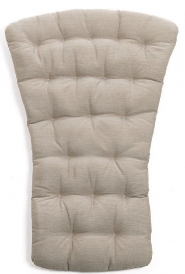 Лаунж кресло Folio белое пластиковое с бежевой подушкой Nardi Италия