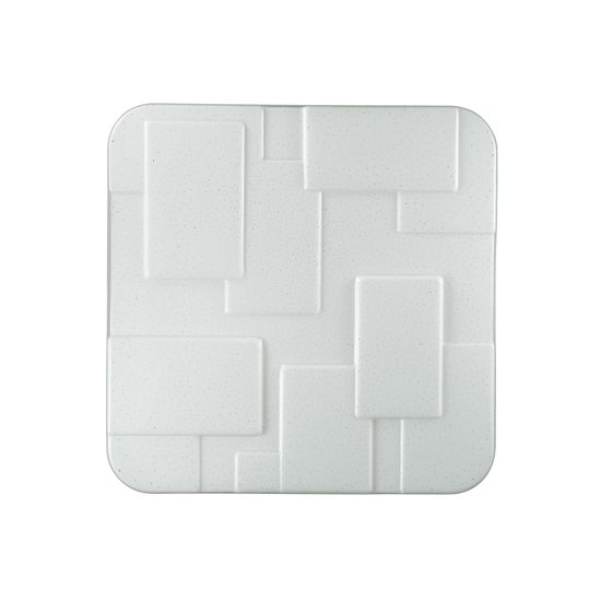 2085/DLN PALE SN 103 Светильник пластик/белый LED 48Вт 3000/4000/6000K 410х410 IP43 CCT NORES