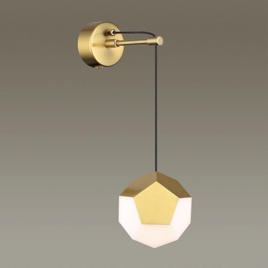 4305/7WL HIGHTECH ODL22 000 золото Настенный светильник LED 7W 420Лм IP20 BINGO