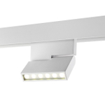 358627 SHINO NT21 065 белый Трековый низковольтный св-к диммируемый с ДУ, со сменой цв.температуры IP20 LED 3000~6500К 12W 48V FLUM