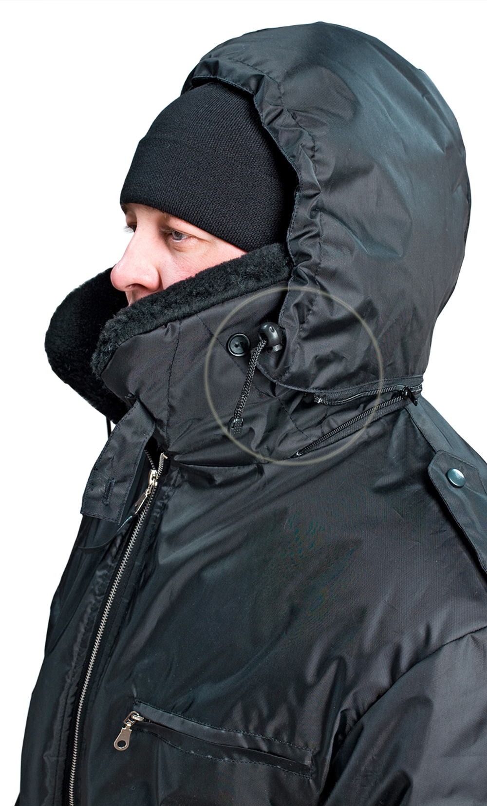 Куртка"Пилот" на синтепоне тк.Оксфорд Чёрный