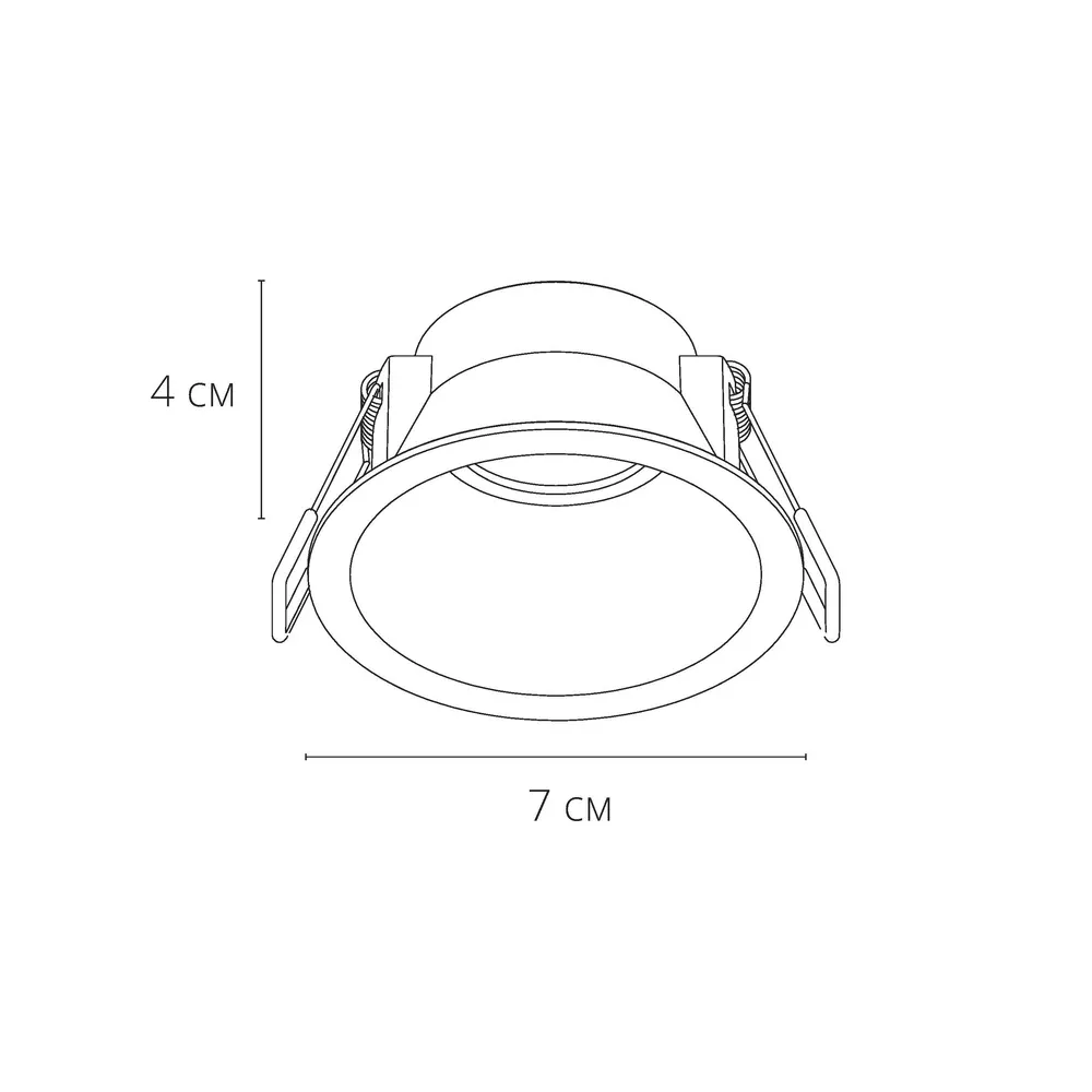 Точечный встраиваемый светильник Arte Lamp DASH MINI