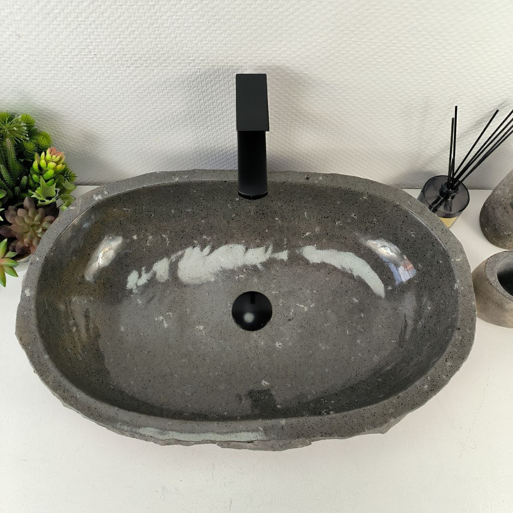 Раковина из андезита Erozy Grey EA-65530 64*41*15 0040
