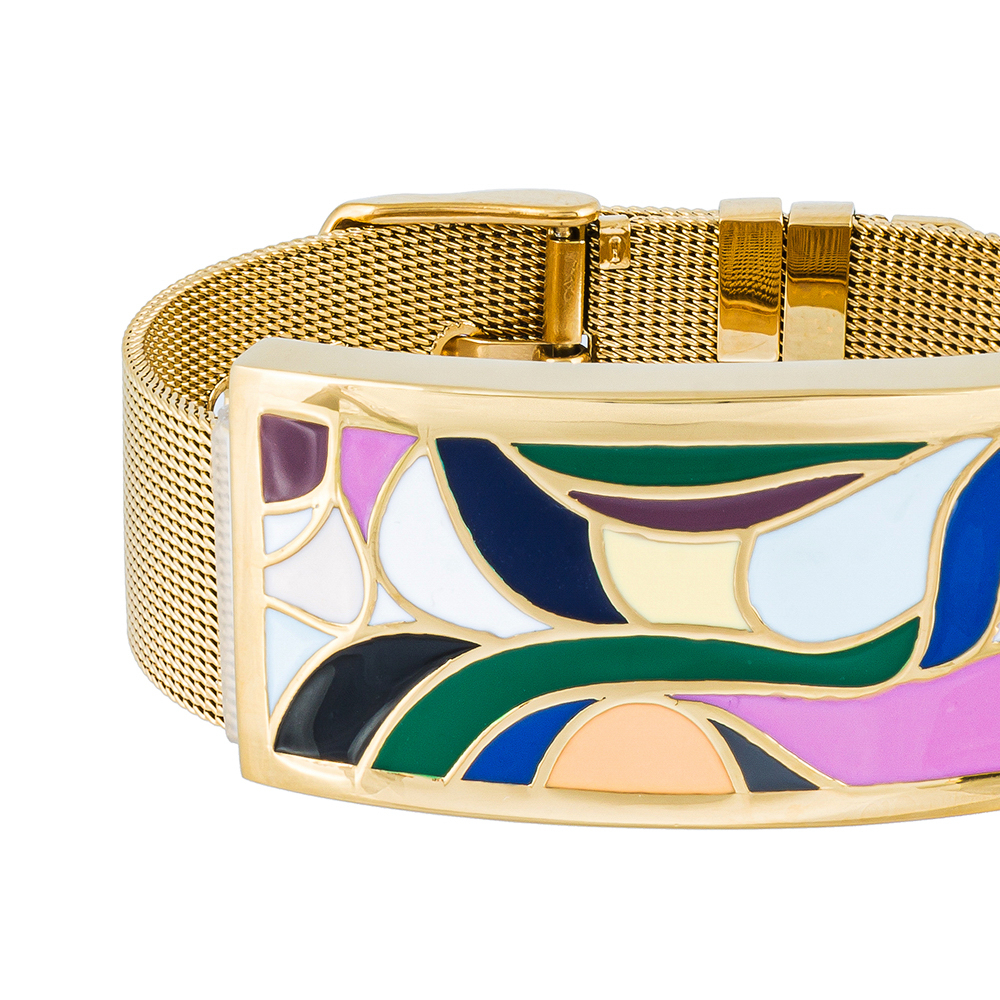 Браслет Fiore Luna на металлическом ремешке CB13600-16