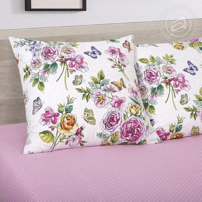 Постельное белье поплин 1,5 спальное Мгновение 900 АРТПОСТЕЛЬ