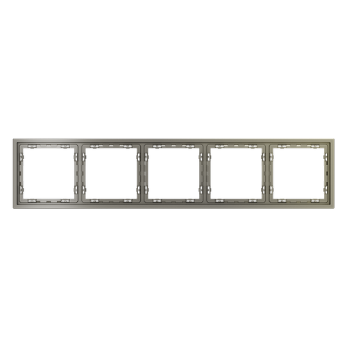 Рамка пластиковая VOLTUM S70 на 5 постов, (шелк)