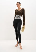 Кардиган с кружевом