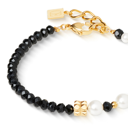 Браслет Coeur de Lion Black-White 4313/30-1314