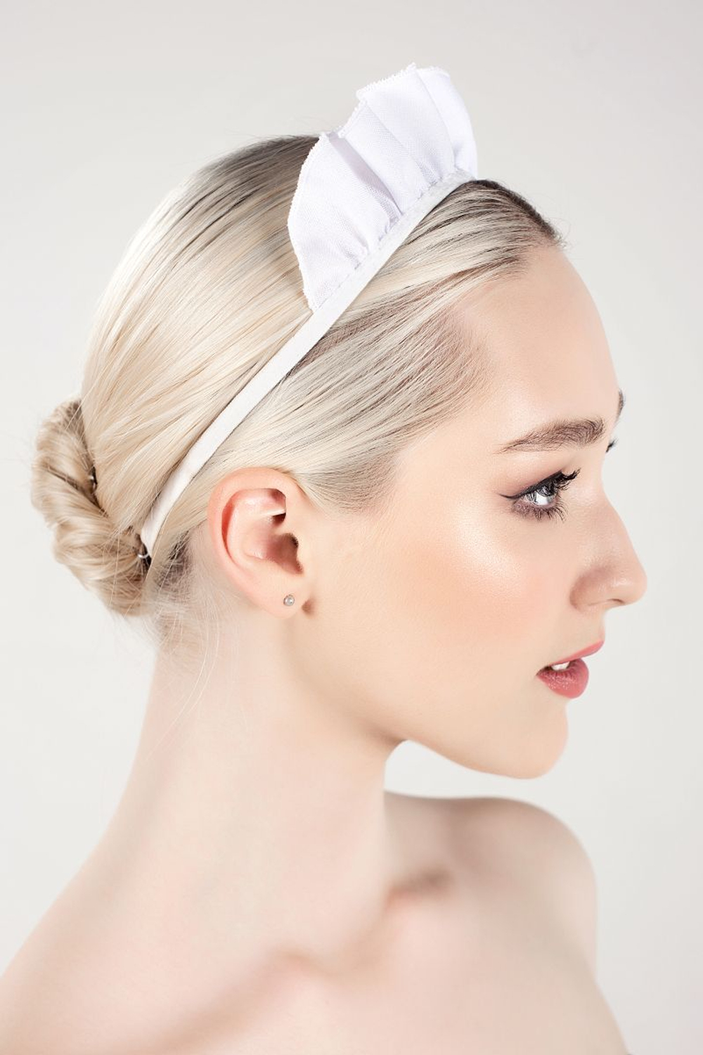 Костюм Горничная - верх (Размер: 44) (Цвет: черный с белым)