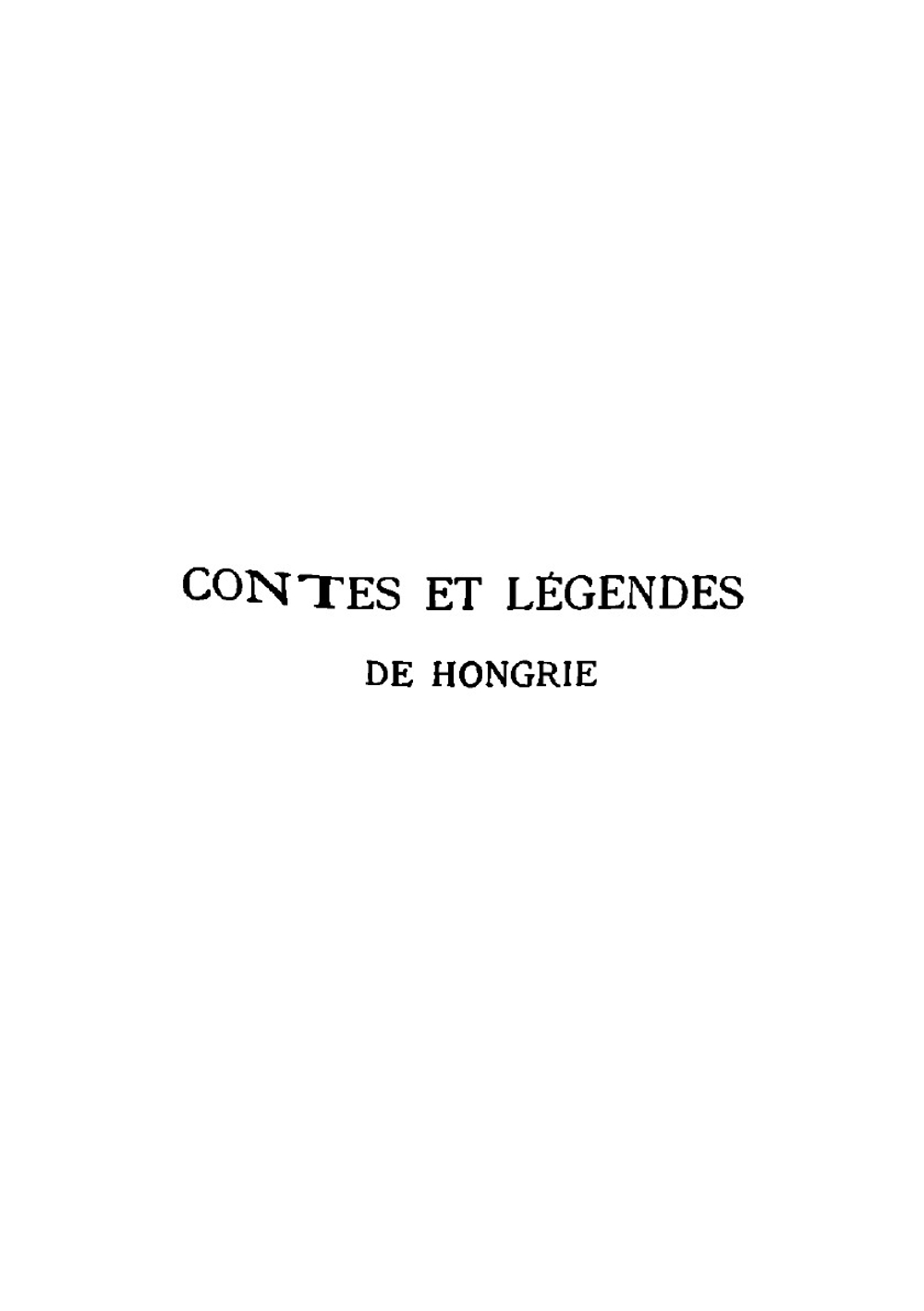 Contes & Légendes De Hongrie (French Edition) | Klimo Michel