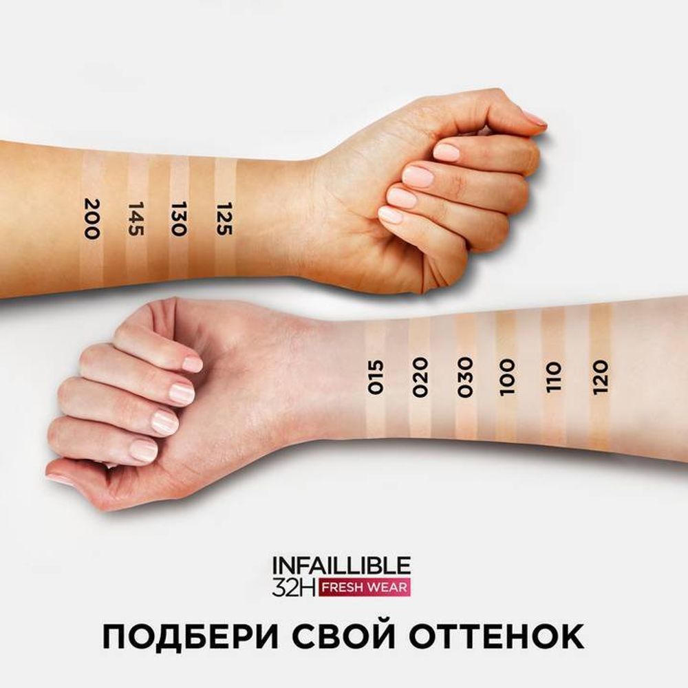 Тональный крем L'Oreal Paris Infaillible Стойкий матирующий - 15 фарфоровый