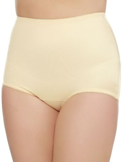 Шелковистые утягивающие трусы средней степени коррекции (Размер: XL) (Цвет: кофейный)