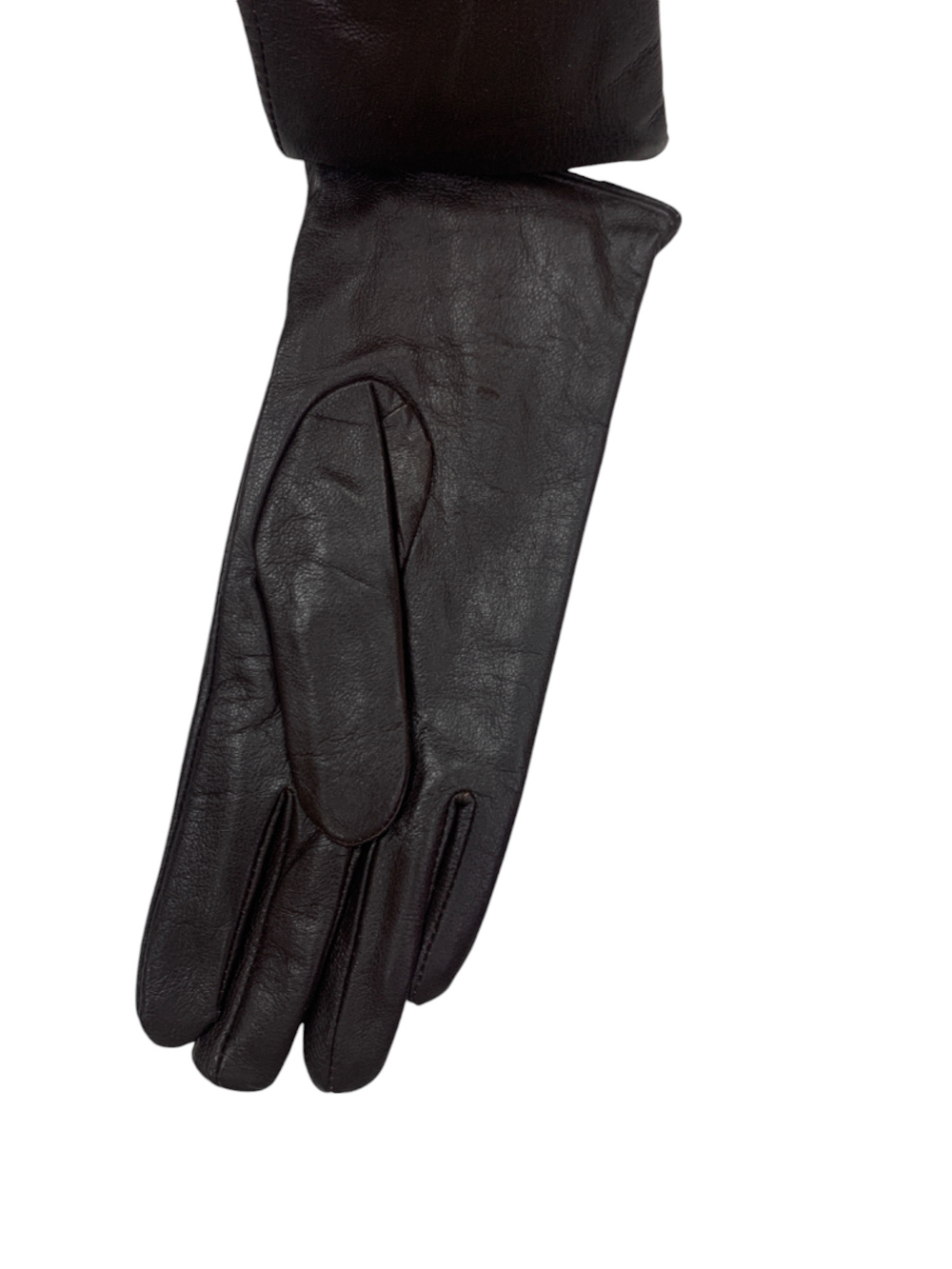 Перчатки. Женские. Материал верха: Кожаные. Подклад: плюш-флис.В упаковке 5 шт.